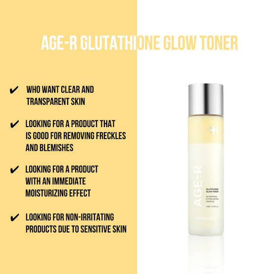 Medicube AGE-R Glutathione Glow Toner – 140ml