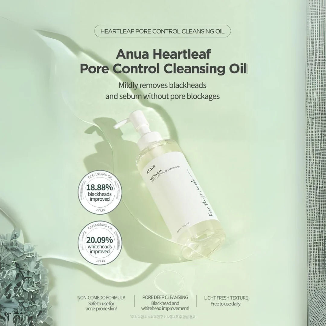 Anua – Heartleaf Pore Control Cleansing Oil (200ml)