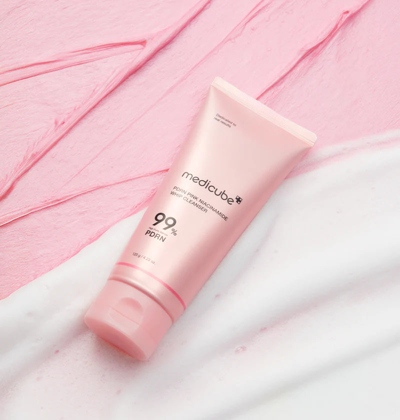 Medicube – PDRN Pink Niacinamide Whip Cleanser (120g)
