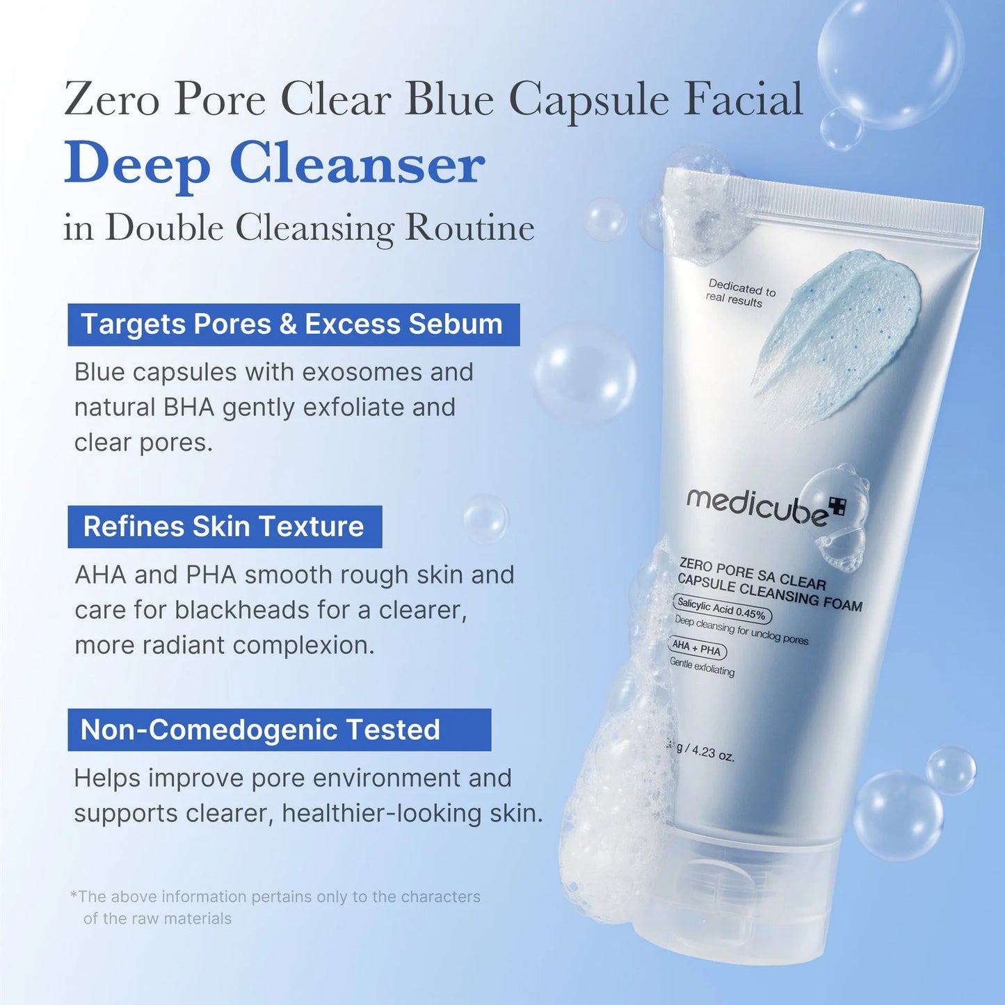 Medicube - Zero Pore Clearing Capsule Cleansing Foam (120ml)