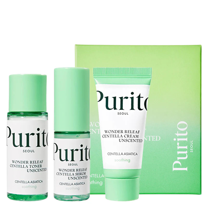 Purito Seoul - Wonder Releaf Centella Mini Kit Unscented