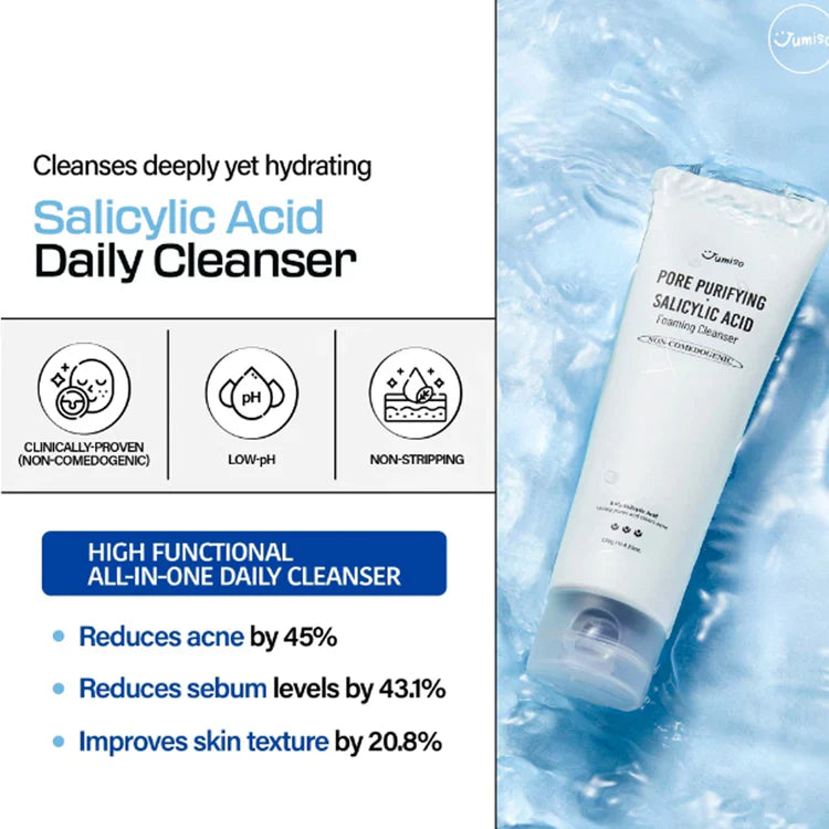 Jumiso Pore Purifying Salicylic Acid Foaming Cleanser 120g