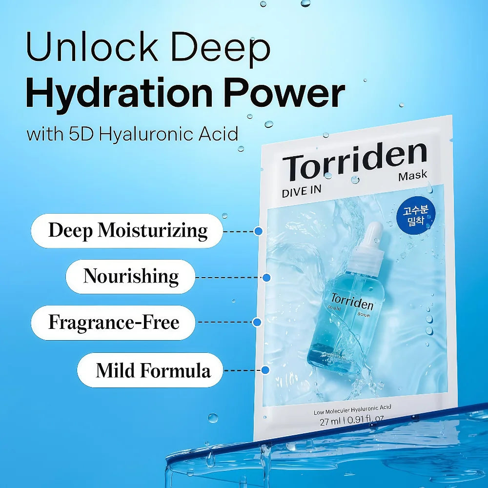 Torriden Dive-In Deep Hydration Mask (1 mask)