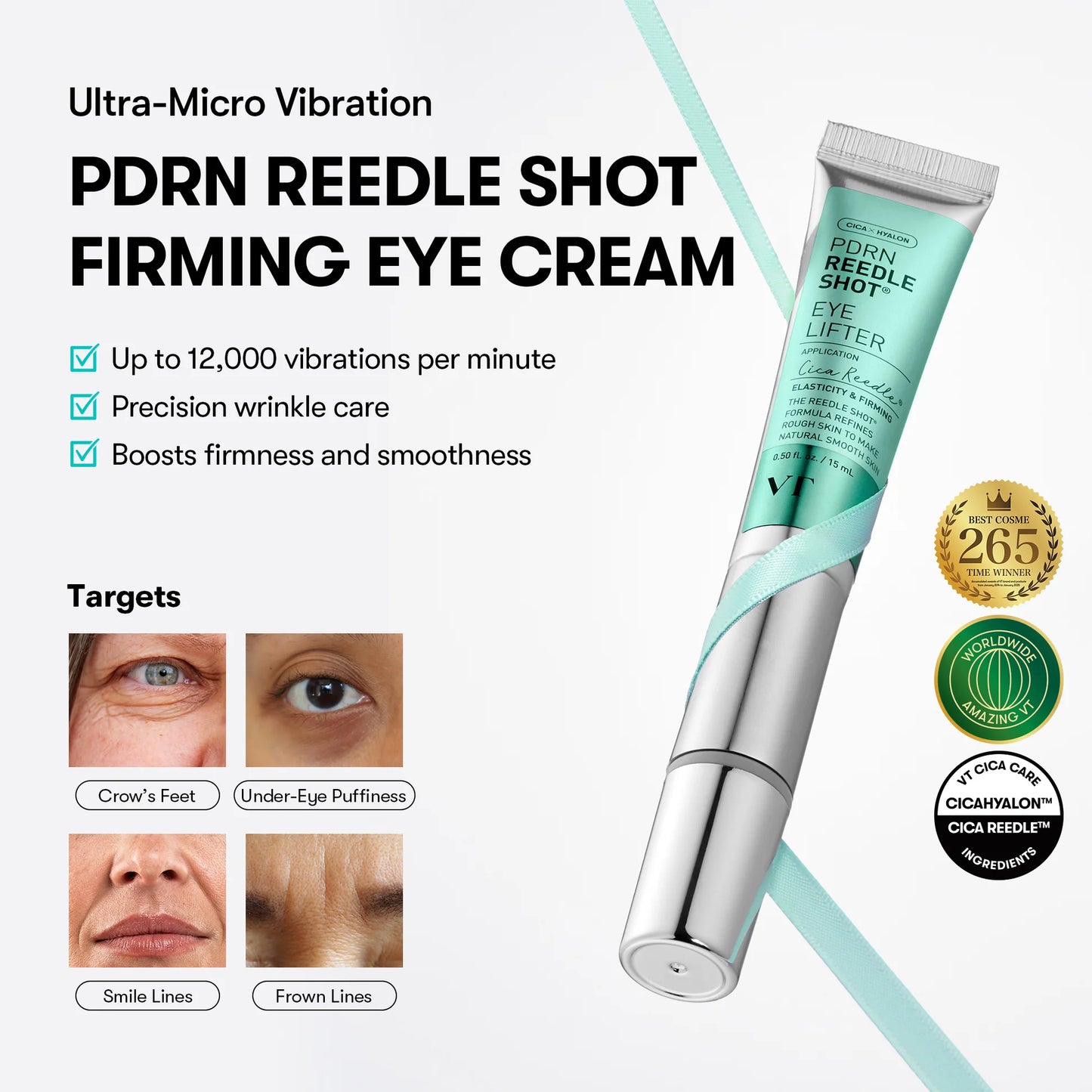 VT Cosmetics- PDRN Reedle Shot Eye Lifter