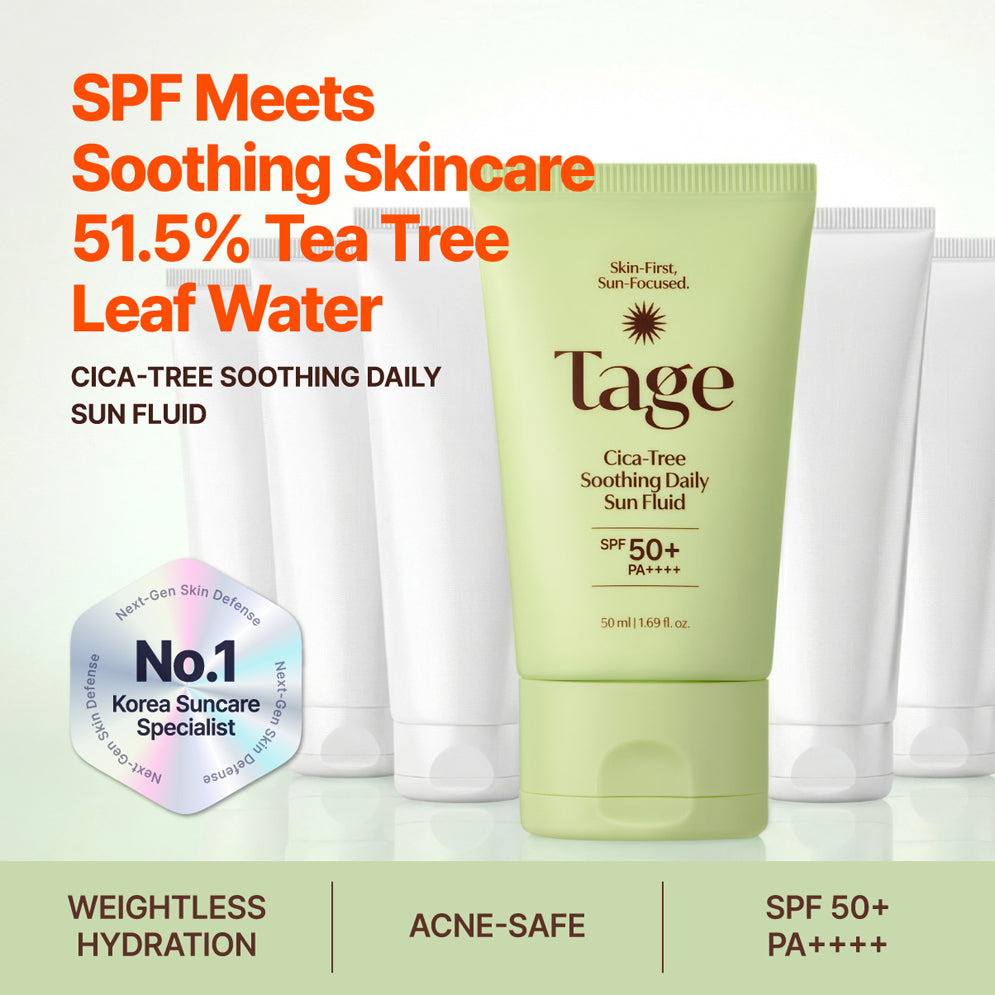 Tage Cica-Tree Soothing Daily Sun Fluid SPF50+ PA++++ 50ml