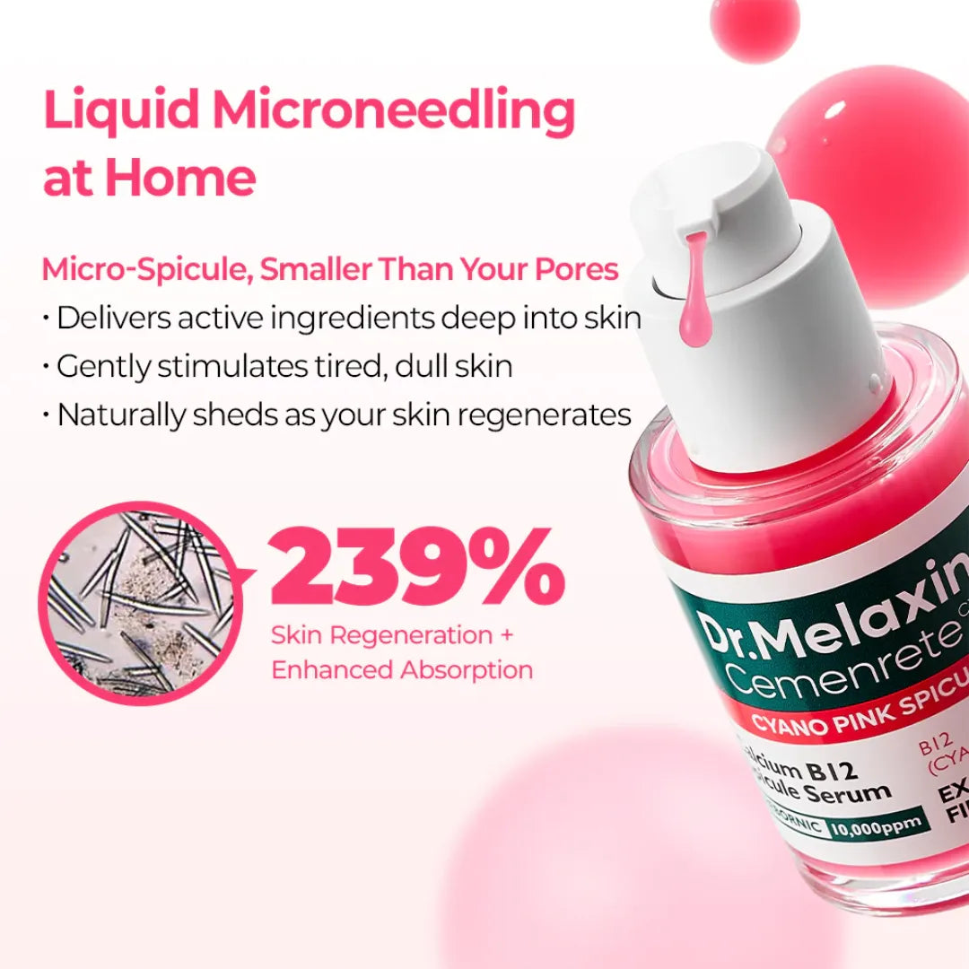 Dr. Melaxin Calcium CX Cemenrete Cyano Pink Spicule Serum 30ml