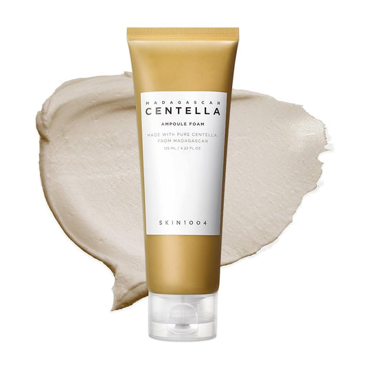 Skincare product with 'Marigold Centella' label on a white background