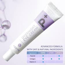 Tube of skincare cream with visible branding on a light background