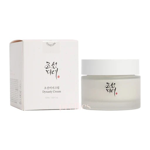 Jar of Dynasty Cream with its packaging on a white background