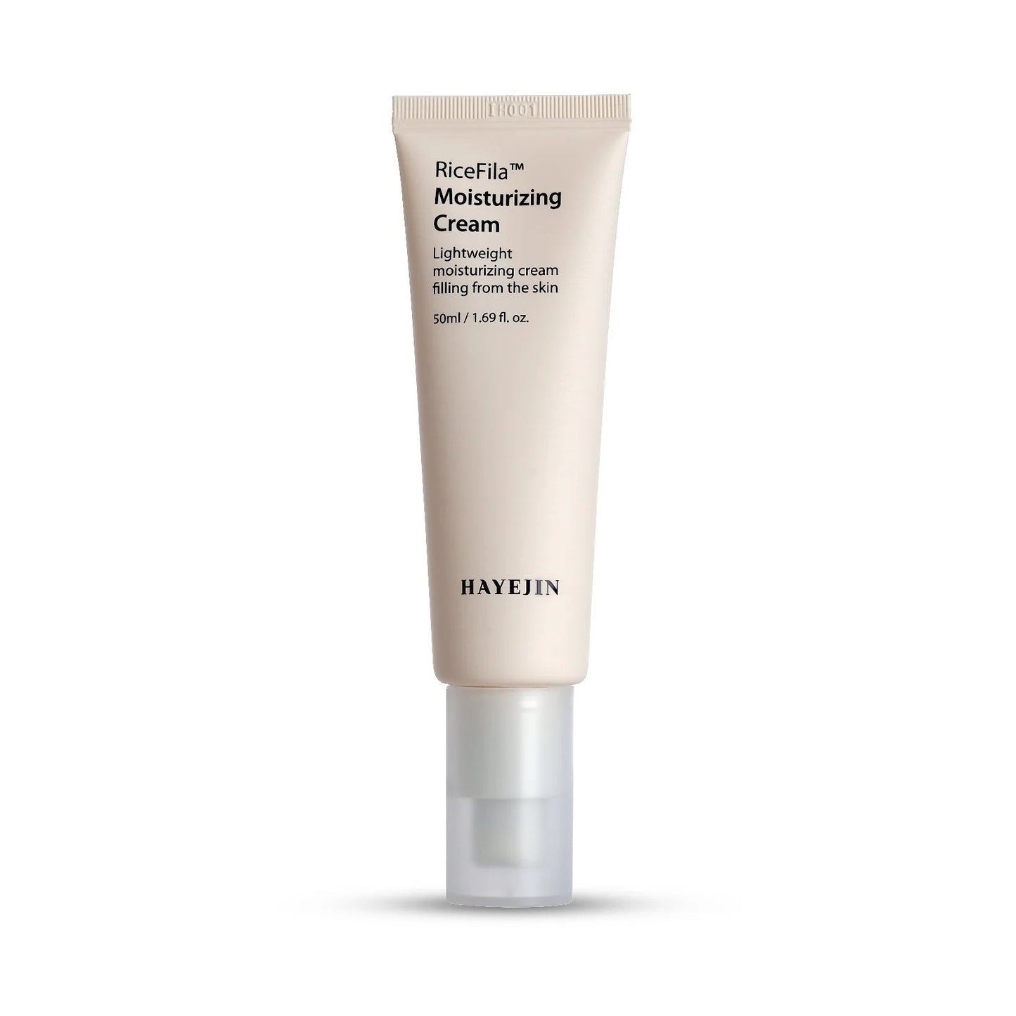 Hayeun RiceFila Moisturizing Cream tube on a white background