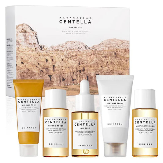 Skintoo Madagascar Centella skincare travel kit with packaging