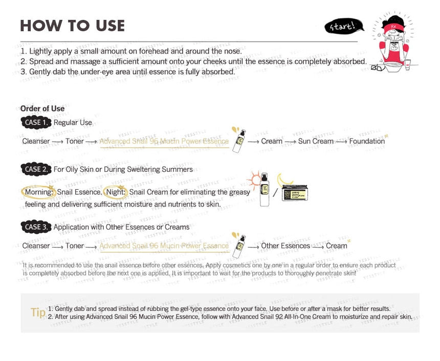 Instructions for using a skincare product with icons and text on a white background