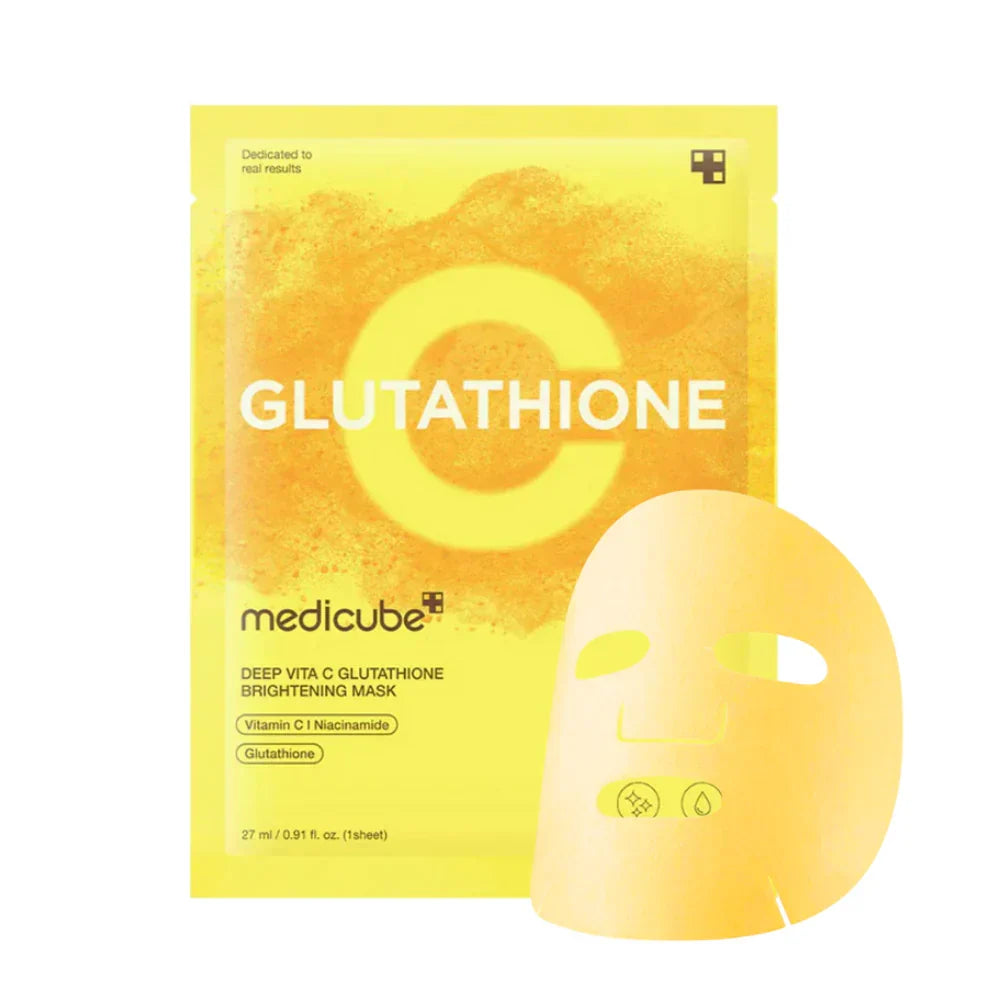 MEDICUBE Deep Vita C Glutathione Brightening Mask (1 mask)
