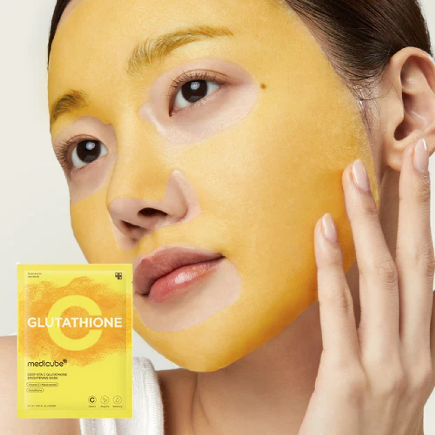 MEDICUBE Deep Vita C Glutathione Brightening Mask (1 mask)