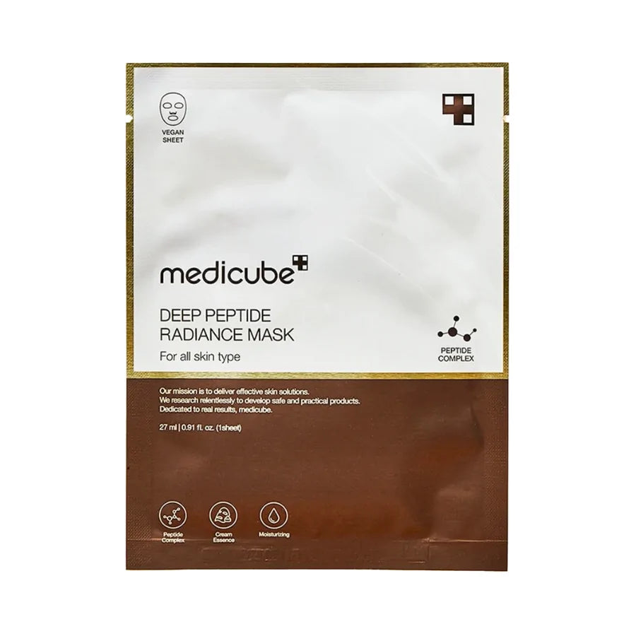 MEDICUBE Deep Peptide Radiance Mask (1 mask)