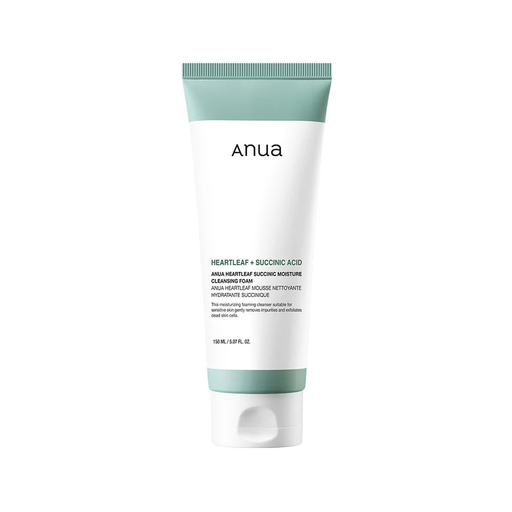 ANUA Heartleaf Succinic Moisture Cleansing Foam – 150 ml