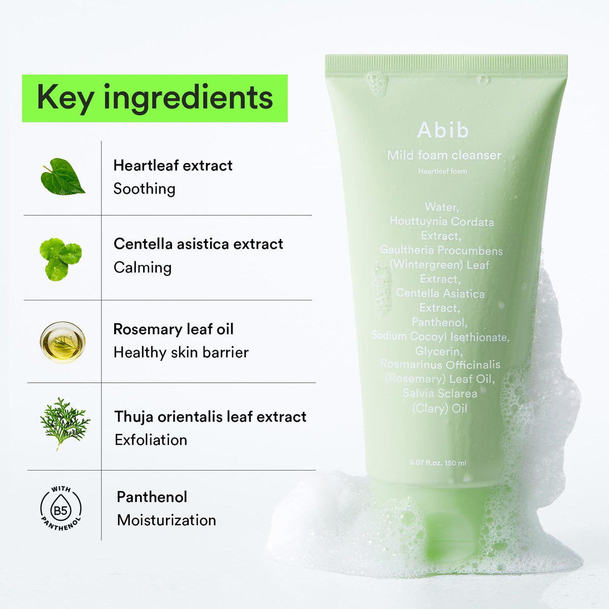 ABIB Acne Foam Cleanser Heartleaf Foam 150ml