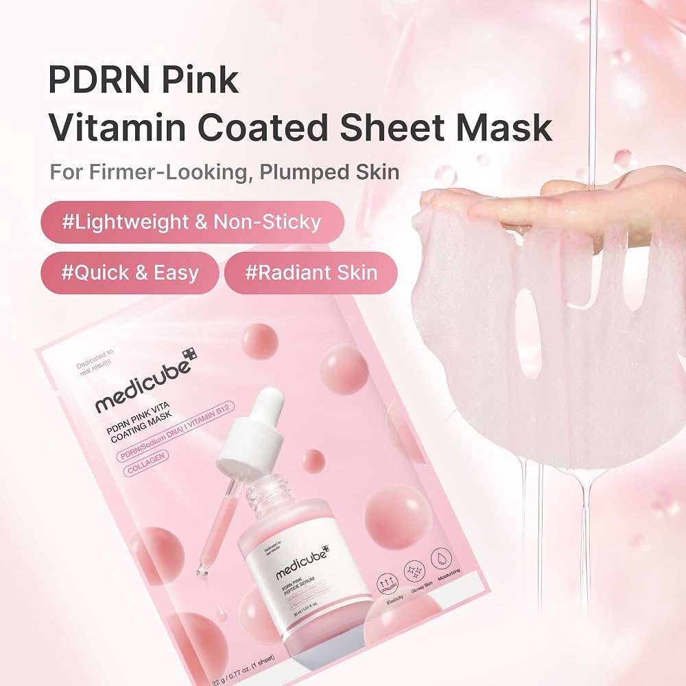 MEDICUBE PDRN Pink Vita Coating Mask (10 mask)