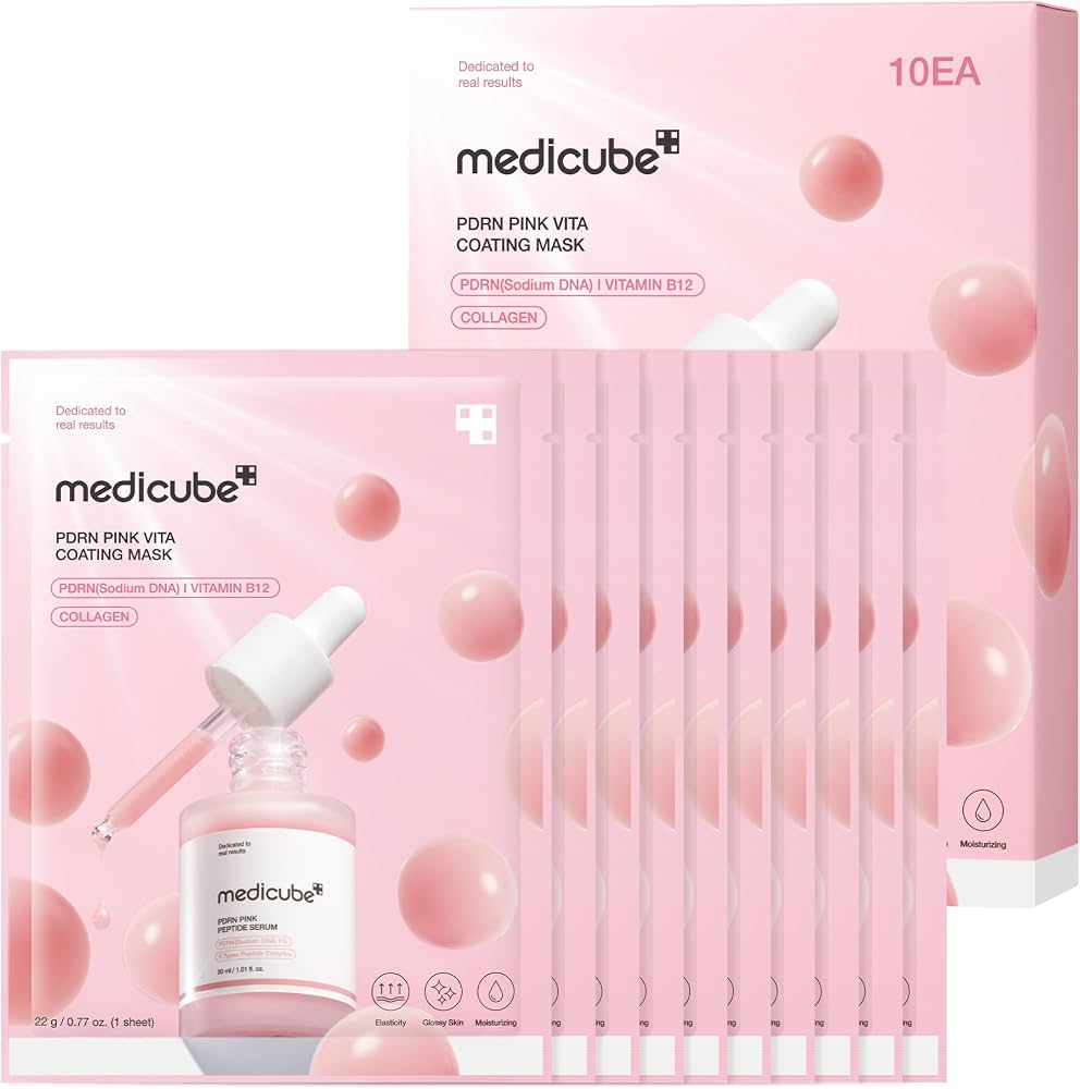 MEDICUBE PDRN Pink Vita Coating Mask (10 mask)