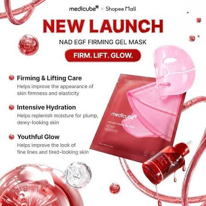 MEDICUBE EGF NAD Firming Gel Mask  (4 mask)