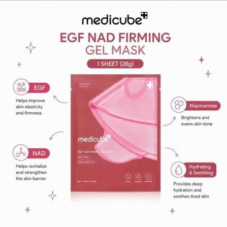 MEDICUBE EGF NAD Firming Gel Mask  (4 mask)