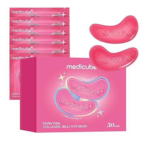 MEDICUBE PDRN Pink Collagen Jelly Eye Mask – 50 Pouches