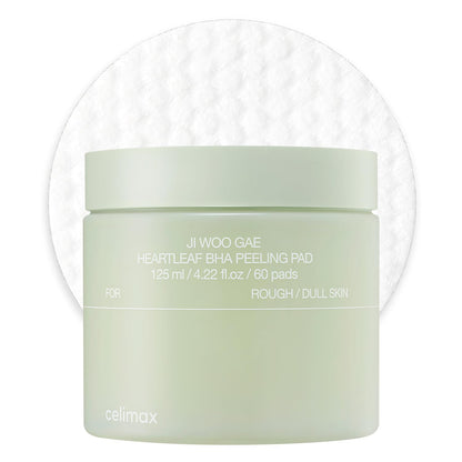 CELIMAX Ji Woo Gae Heartleaf BHA Peeling Pad – 60 Pads