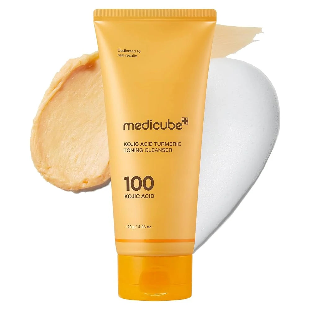 MEDICUBE Kojic Acid Turmeric Toning Cleanser – 120 g
