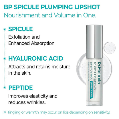 DR.MELAXIN BP Spicule Plumping Lip Shot – MAXI Hard Touch – 4 ml