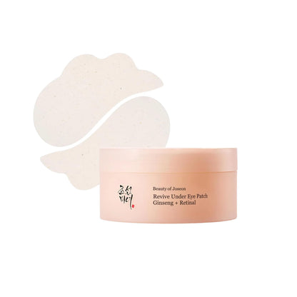 BEAUTY OF JOSEON Revive Under Eye Patch: Ginseng + Retinal – 60 Patches