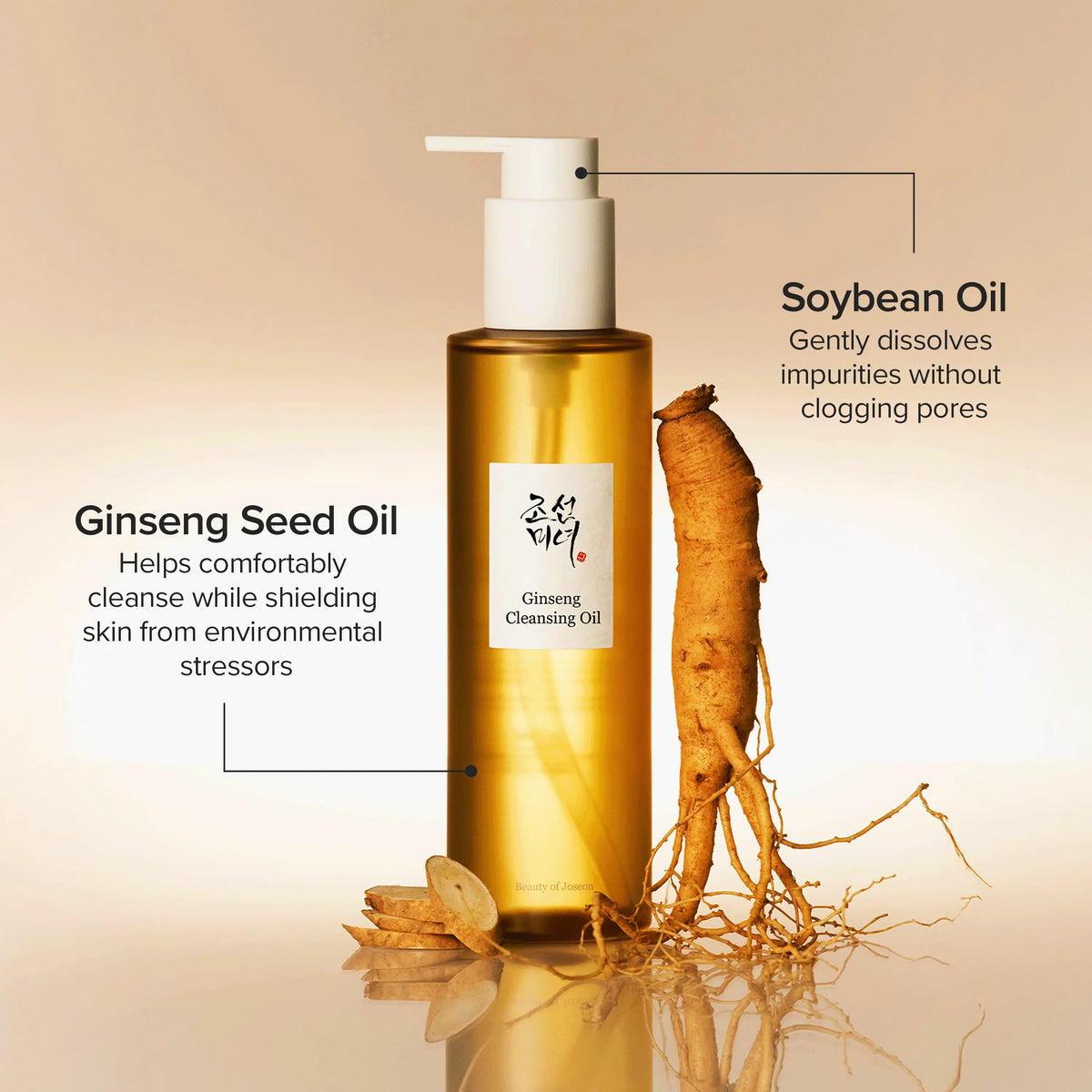 BEAUTY OF JOSEON Ginseng Cleansing Oil – 210 ml