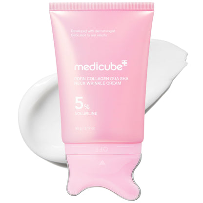 MEDICUBE PDRN Collagen Gua Sha Neck Wrinkle Cream – 90ml