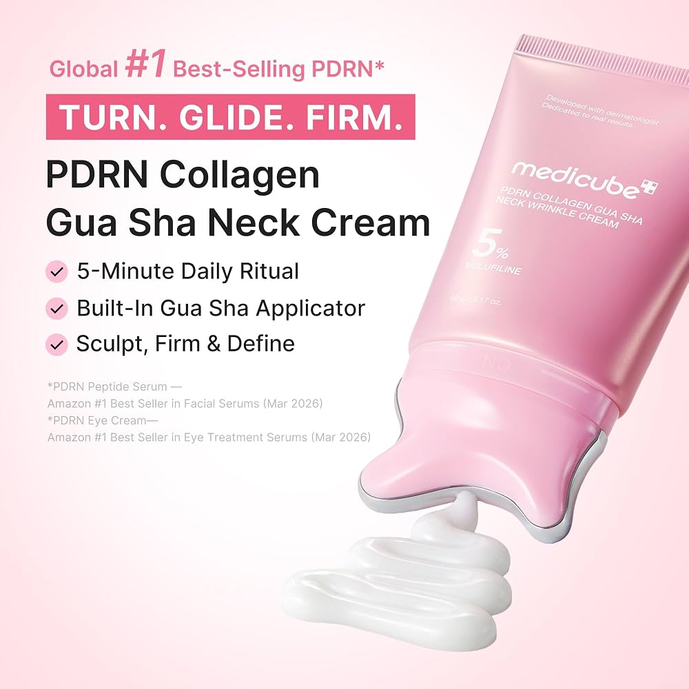 MEDICUBE PDRN Collagen Gua Sha Neck Wrinkle Cream – 90ml