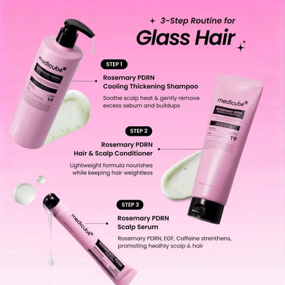 MEDICUBE Rosemary PDRN Cooling Thickening Shampoo 400ml