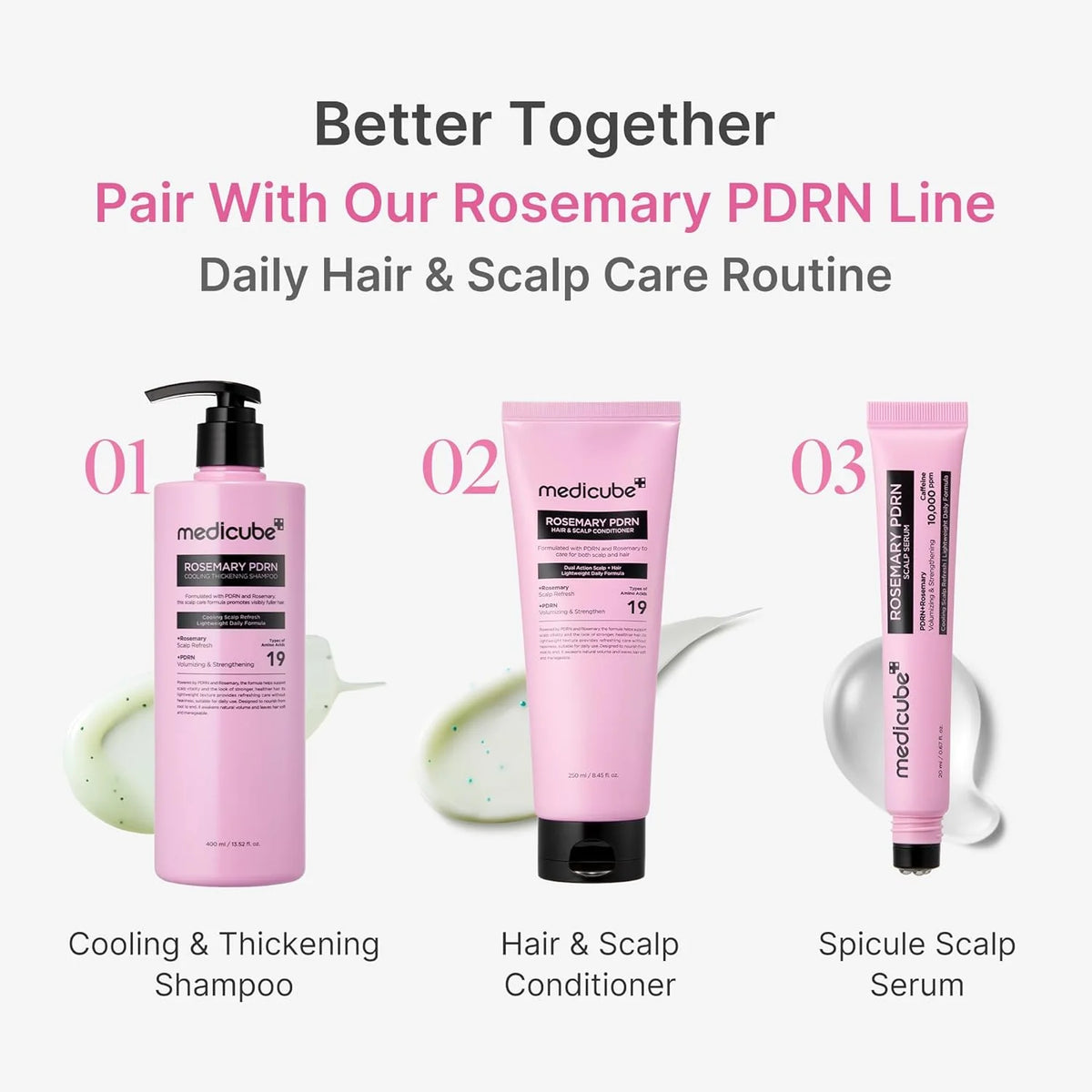 MEDICUBE Rosemary PDRN Hair & Scalp Conditioner 250ml