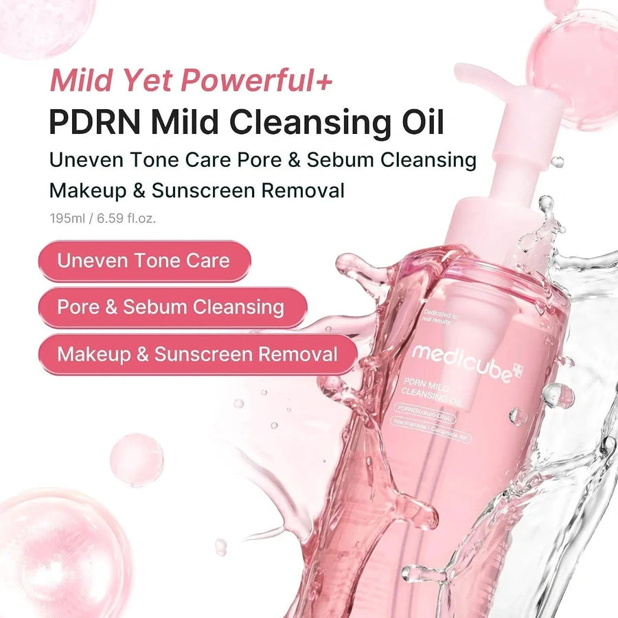 MEDICUBE PDRN Mild Cleansing Oil – 195 ml