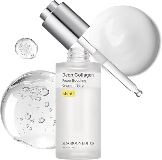 Sungboon Editor - Deep Collagen Power Boosting Cream In Serum