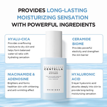 SKIN1004 – Madagascar Centella Hyalu-Cica Blue Serum (50ml)