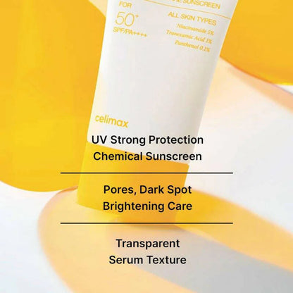Celimax PORE + Dark Spot Brightening Care Sunscreen SPF 50+ PA++++