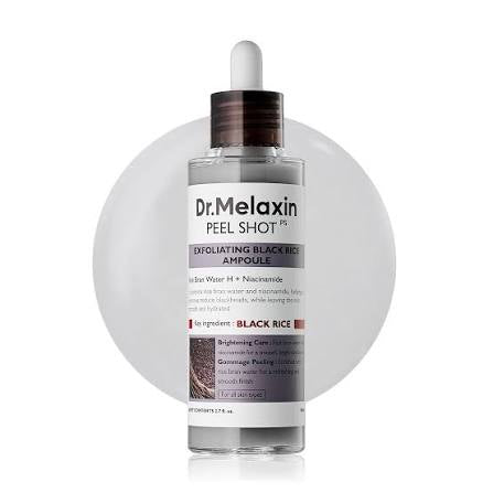 Dr. Melaxin Peel Shot Exfoliating Black Rice Ampoule (80 ml)