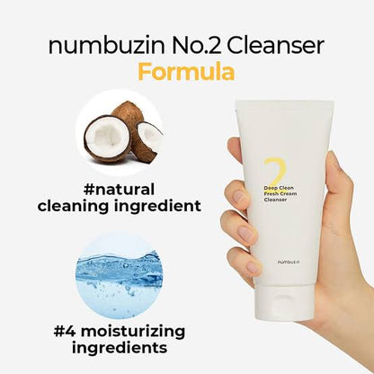 Numbuzin No.2 Deep Clean Fresh Cream Cleanser