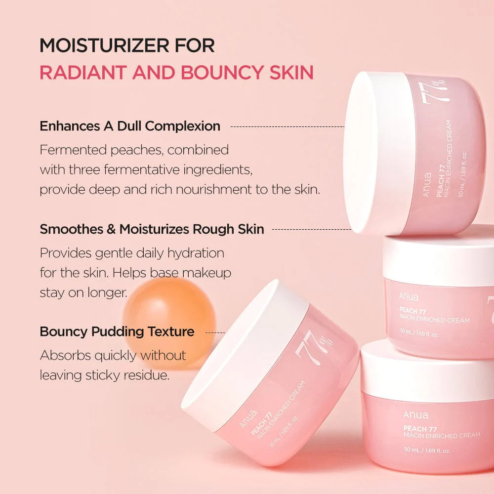 Anua Peach 77 + Niacin Enriched Cream (50 ml)