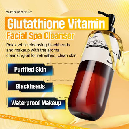 Numbuzin NO.5+ Glutathione Vitamin Facial Spa Cleanser (200 ml)