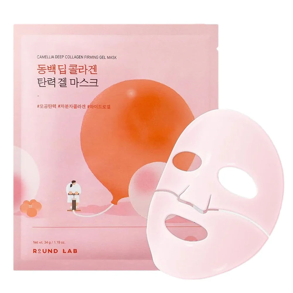 Round Lab – Camellia Deep Collagen Firming Gel Mask (1 Sheets)