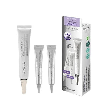MARY & MAY - Tranexamic Acid + Glutathione Eye Cream Set (30G+12G)