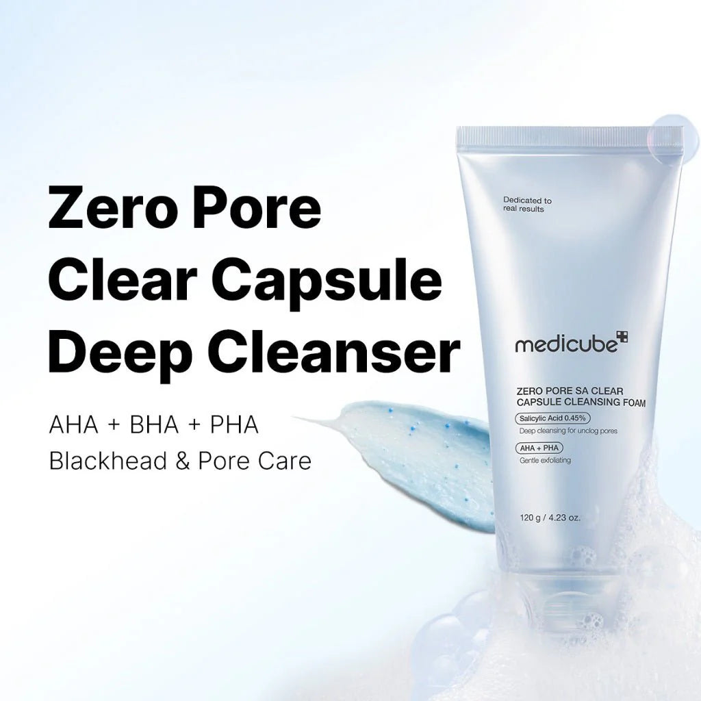 Medicube - Zero Pore Clearing Capsule Cleansing Foam (120ml)