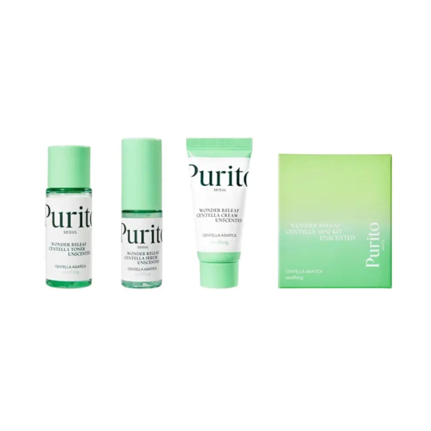 Purito Seoul - Wonder Releaf Centella Mini Kit Unscented