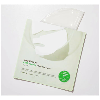 Sungboon Editor - Deep Collagen Cica Teatree Soothing Mask (4 hojas)