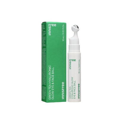 Innisfree — Green Tea Hyaluronic Glow Eye & Face Ball