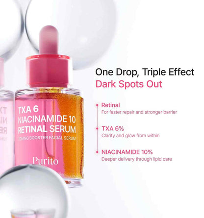 Purito TXA 6 Niacinamide 10 Retinal Serum 30ml